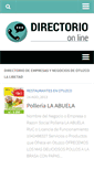 Mobile Screenshot of directorio.otuzcoperu.com