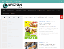 Tablet Screenshot of directorio.otuzcoperu.com